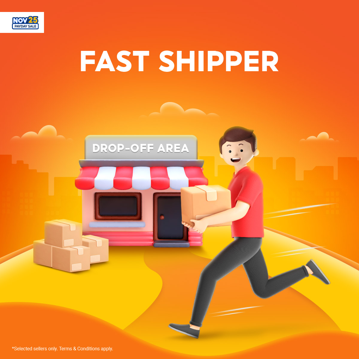 Shopee 开始推出 Fast Shipper 的标签